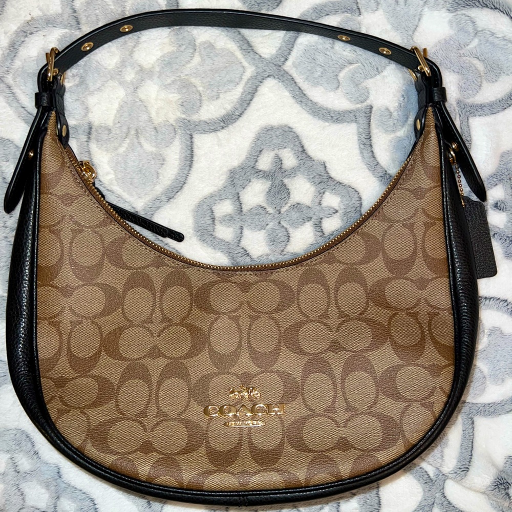 Coach Bailey hobo signature canvas